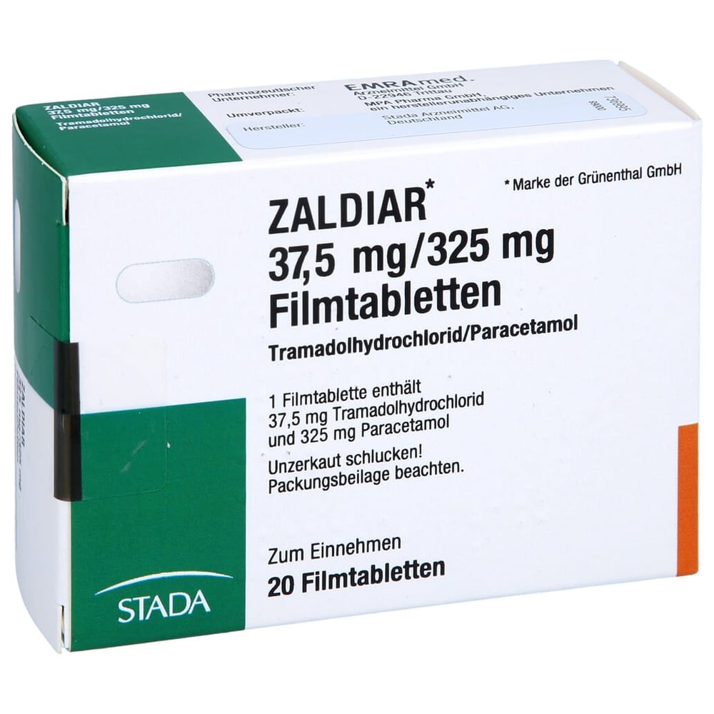 Zaldiar 37.5 mg/325 mg