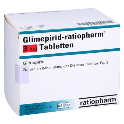 Glimepirid-ratiopharm 3 mg
