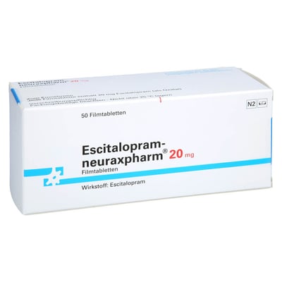 Escitalopram-neuraxpharm 20 mg
