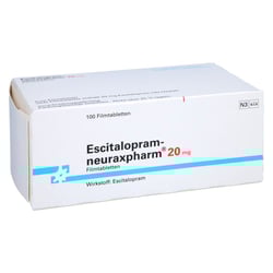 Escitalopram-neuraxpharm 20 mg