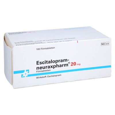 Escitalopram-neuraxpharm 20 mg
