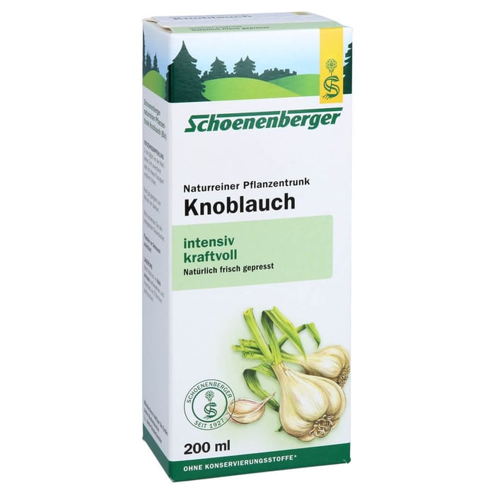 Schoenenberger Naturreiner Pflanzentrunk Knoblauch
