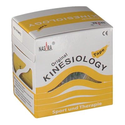 Nasara Kinesiotape 5cmx5m gelb