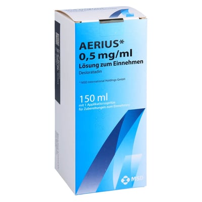 Aerius 0,5 mg/ml Lösung z. Einnehmen Produktbild 1