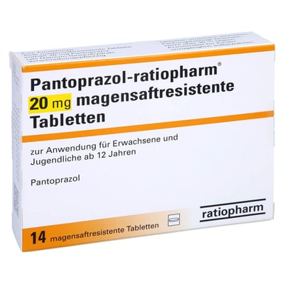Pantoprazol-ratiopharm 20 mg