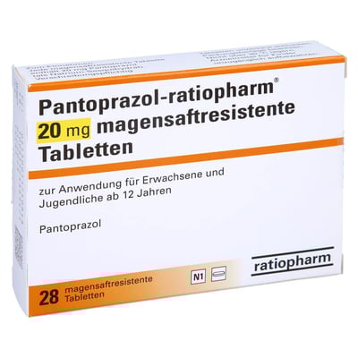 Pantoprazol-ratiopharm 20 mg