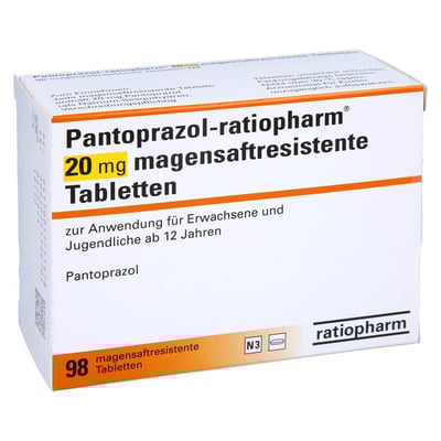 Pantoprazol-ratiopharm 20 mg