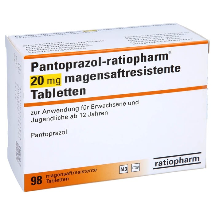 Pantoprazol-ratiopharm 20mg