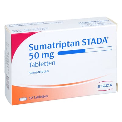 Sumatriptan STADA 50 mg Produktbild 1