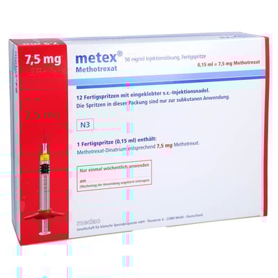 Metex 7,5 mg (50 mg/ml) Injektionslösung
