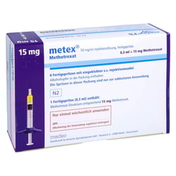 Metex 15 mg (50 mg/ml) Injektionslösung