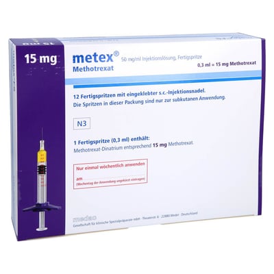 Metex 15 mg (50 mg/ml) Injektionslösung