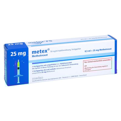 Metex 25 mg (50 mg/ml) Injektionslösung