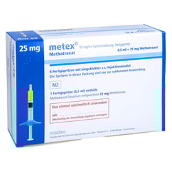 Metex 25 mg (50 mg/ml) Injektionslösung