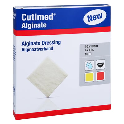 Cutimed Alginate 10x10 cm Alginatkompresse Produktbild 1
