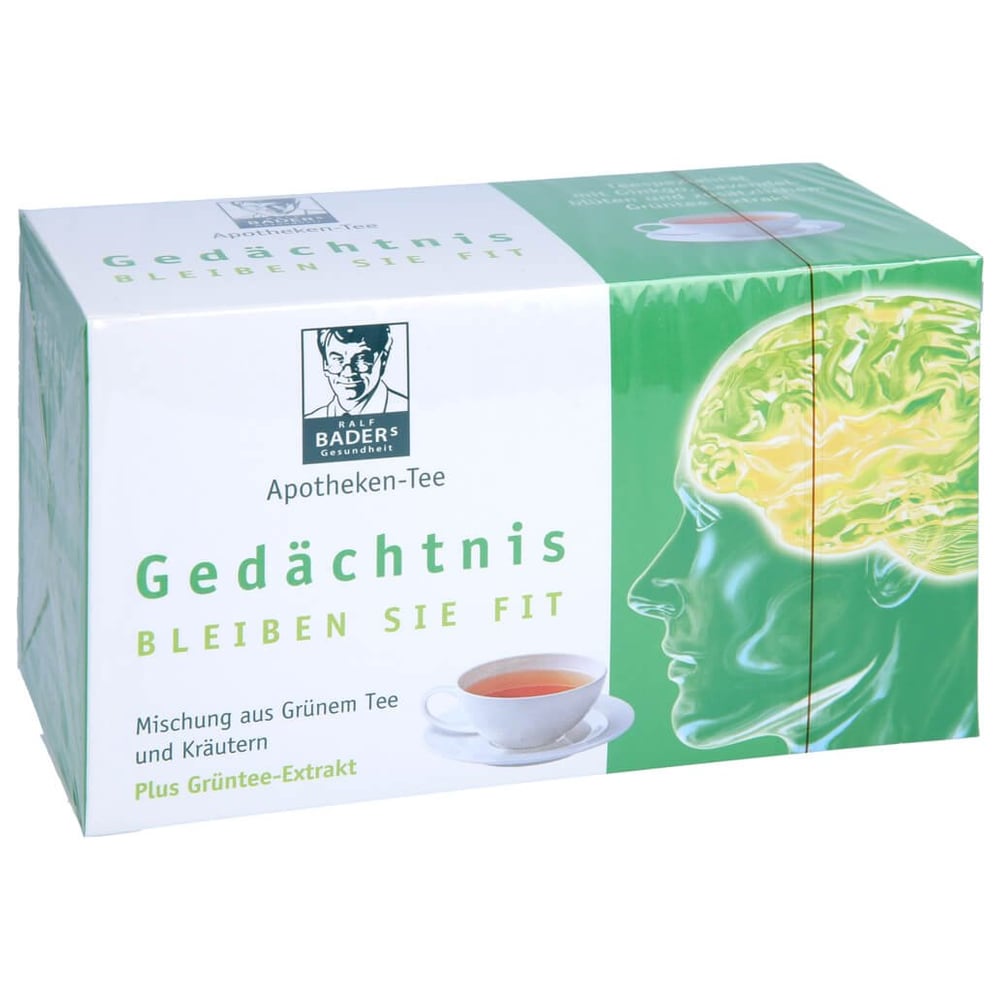 Baders Apotheken Tee Gedächtnis Filterbeutel