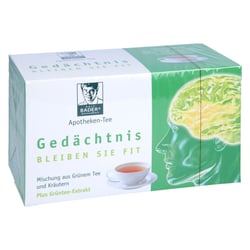 Baders Apotheken Tee Gedächtnis Filterbeutel
