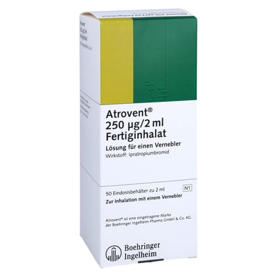 Atrovent 250 µg/2 ml Fertiginhalat