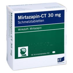 Mirtazapin - CT 30 mg Schmelztabletten