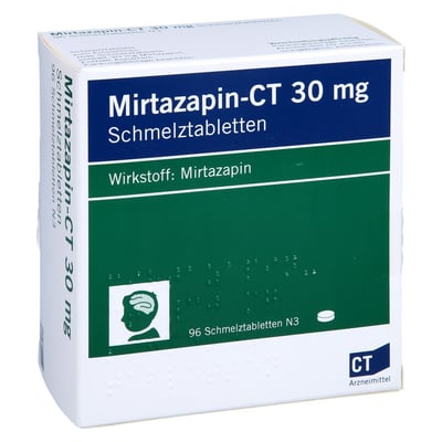 Mirtazapin - CT 30 mg Schmelztabletten
