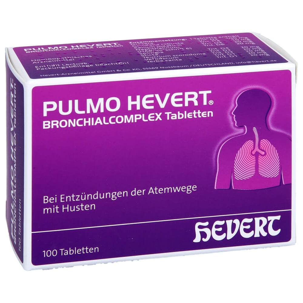 Pulmo Hevert Bronchialcomplex Tabletten