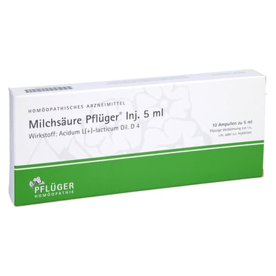 Milchsäure Pflüger Injektionslösung 5 ml Produktbild 1