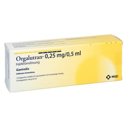 Orgalutran 0,25 mg/0,5 ml Injektion -Lösung