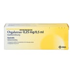 Orgalutran 0,25 mg/0,5 ml Injektion -Lösung Produktbild 2