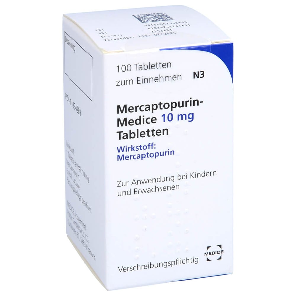 Mercaptopurin-Medice 10 mg