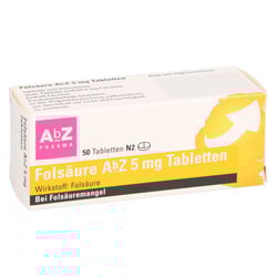 Folsäure AbZ 5 mg