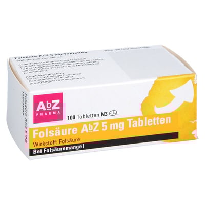 Folsäure AbZ 5mg