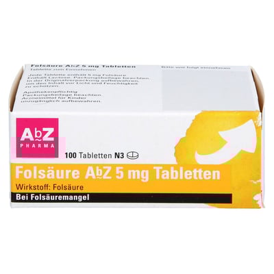 Folsäure AbZ 5mg