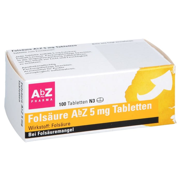 Folsäure AbZ 5mg