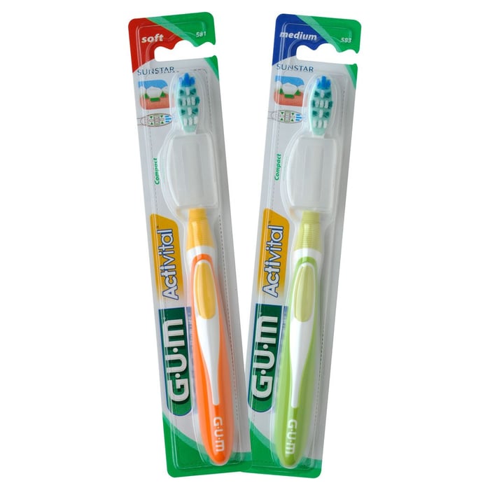 Gum ActiVital Zahnbürste kompakt medium