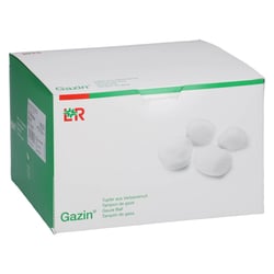 Gazin Schlinggazetupfer pflaume2+2 steril m.Schutz