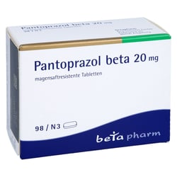 Pantoprazol beta 20 mg