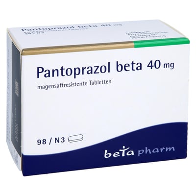 Pantoprazol beta 40 mg