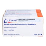 Clexane 6000 I.E. (60 mg)/0,6 ml Injektionslösung ohne Sicherheitssystem