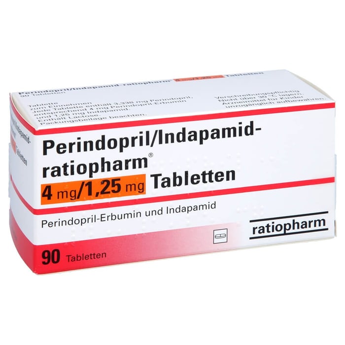 Perindopril/Indapamid-ratiopharm 4mg/1,25mg