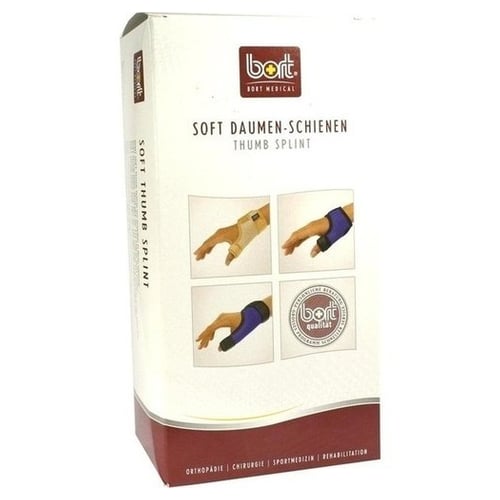 Bort Soft Daumenschiene kurz S blau