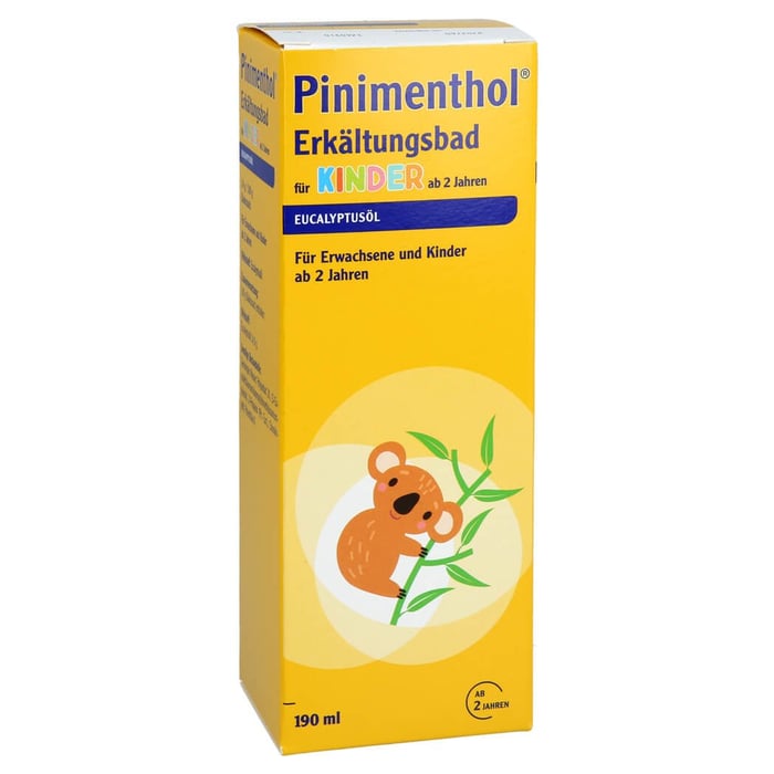Pinimenthol Erkältungsbad für Kinder ab 2 Jahren Eucalyptus