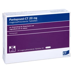 Pantoprazol - CT 20mg magensaftresistente Tabl.