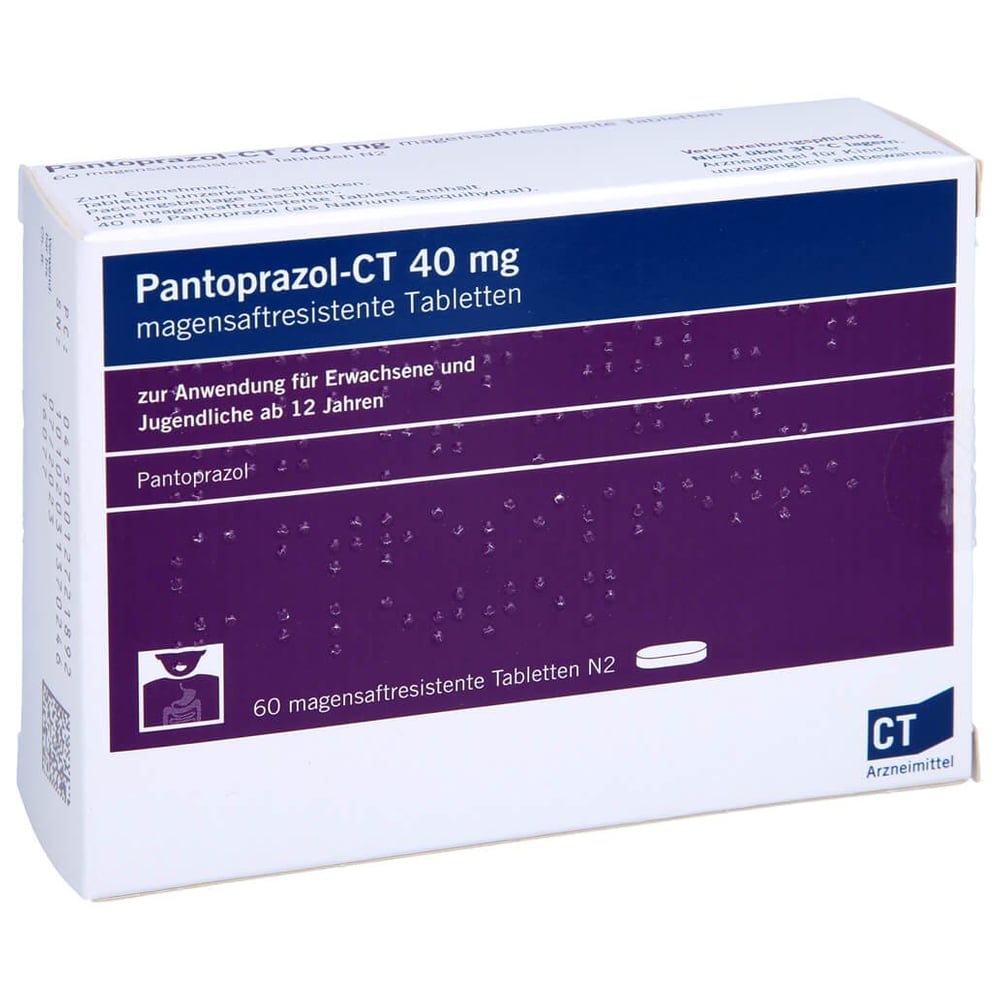 Pantoprazol - CT 40mg magensaftresistente Tabl.