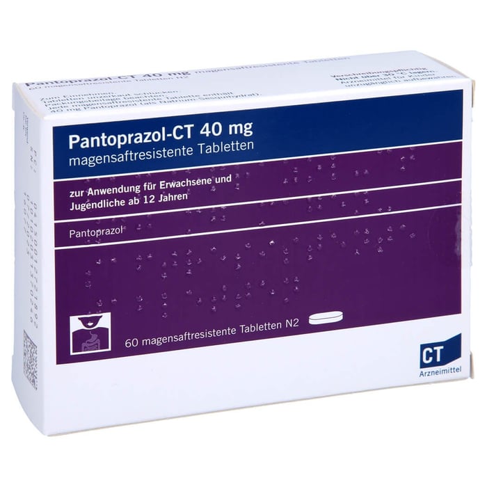 Pantoprazol - CT 40mg magensaftresistente Tabl.