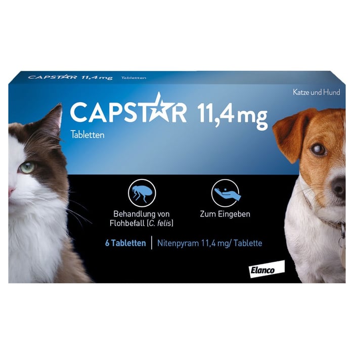 Capstar 11,4 mg Tabletten f.Katzen/kleine Hunde