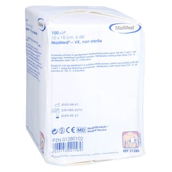 Vlieskompressen 10x10cm 6-fach unsteril