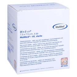 Vlieskompressen 7.5x7.5cm 6-fach steril