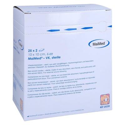 Vlieskompressen 10x10 cm 6-fach steril Produktbild 1