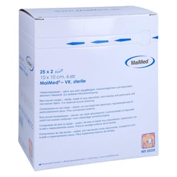 Vlieskompressen 10x10cm 6-fach steril