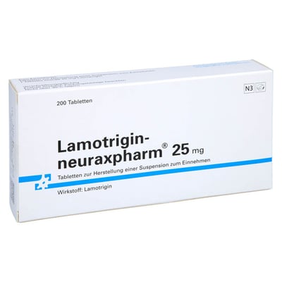 Lamotrigin-neuraxpharm 25 mg suspendierbare Tabletten